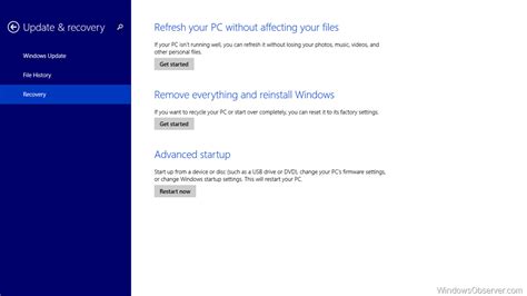 Image result for How to Refresh Window 8 Computer