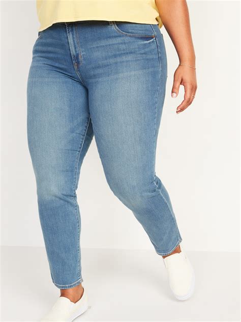 Mid-Rise Power Slim Straight Jeans for Women | Old Navy