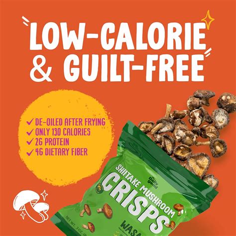 Buy The Daily Good Shiitake Mushroom Crisps - Crunchy & Delicious ...