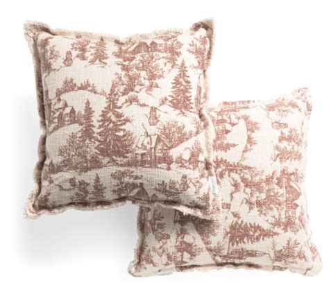 Shop These Shabby Chic Holiday Pillows at T.J. Maxx Now - Dengarden