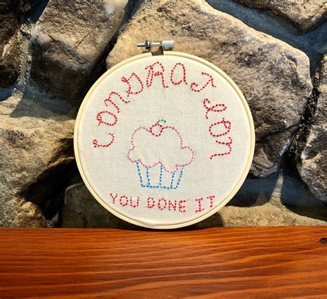 Congration You Done It Embroidery, Meme Embroidery, Meme Reference ...