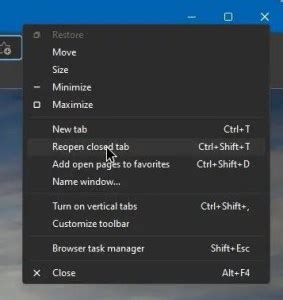 Image result for Restore Menu Bar Edge