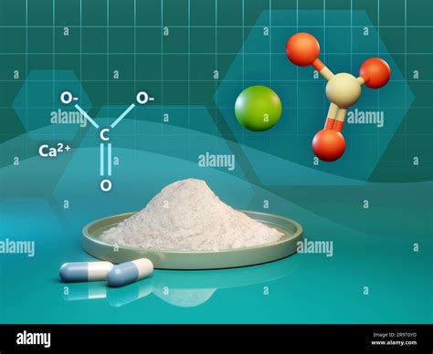 Caco3 Molecule Calcium Carbonate 3D Model CaCO3 3D Model $5 .3ds