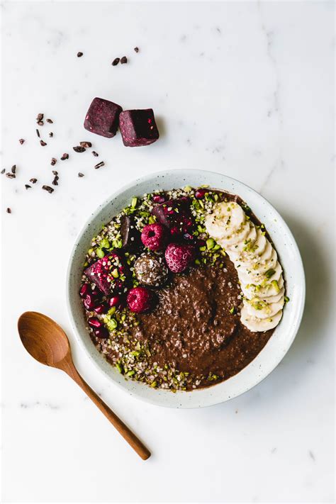 Schoko-Frühstückspudding mit Brownie-Bites · Eat this!