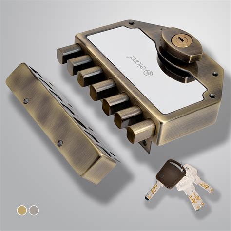Elara Deadbolt Septabolt 2CK Door Lock, Rim Lock, Dead Bolt for Home ...