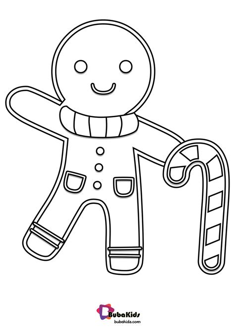 Printable Gingerbread Coloring Page Gingerbread Coloring Page ...