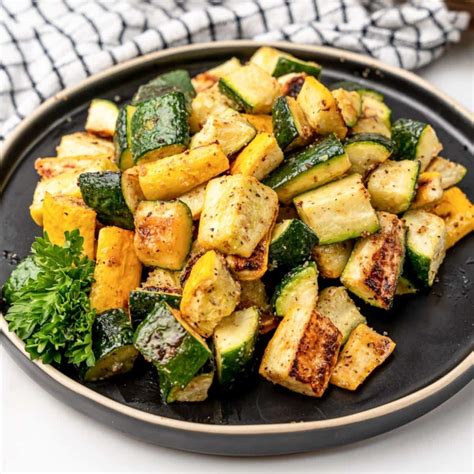 Oven Roasted Zucchini Yellow Squash at Harold Case blog