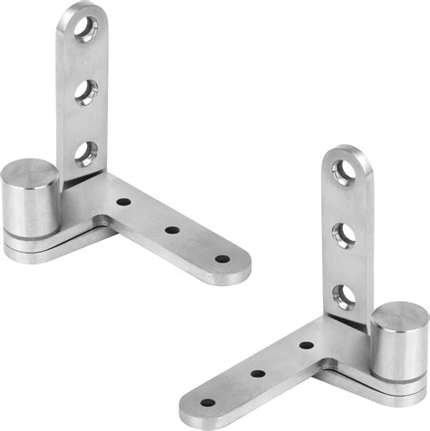 GBGS 4 Pcs Pivot Door Hinges,4.7 mm Thick Heavy Offset Hinge 270 Degree ...