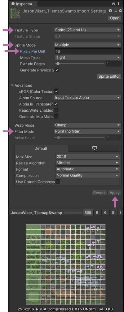 Unity Tutorial Tile Map Part 1 的图像结果