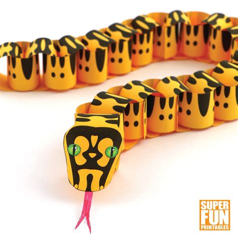 Image result for Paper Chain Snake Craft