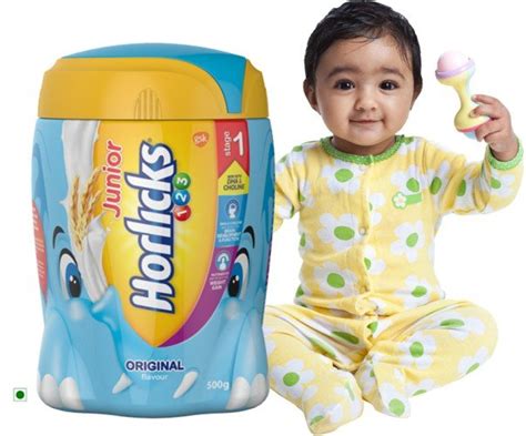 Buy Junior Horlicks Stage 1 (2-3 years) Health & Nutrition drink - 500 ...