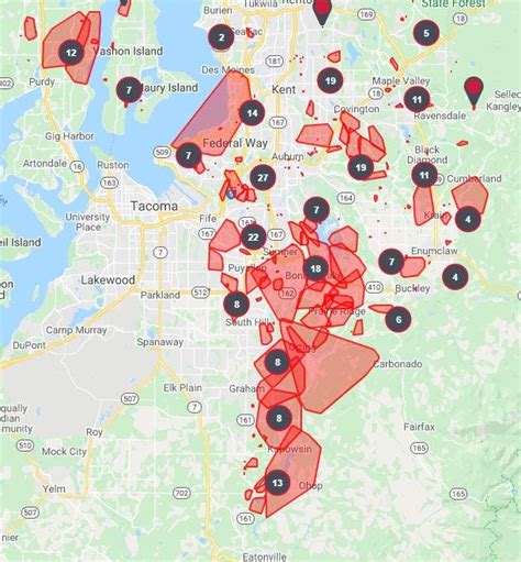 Pierce County Wildfires Force Evacuations, Road Closures, Outages ...