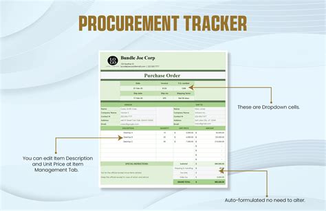 Image result for Procurement Tracking Log