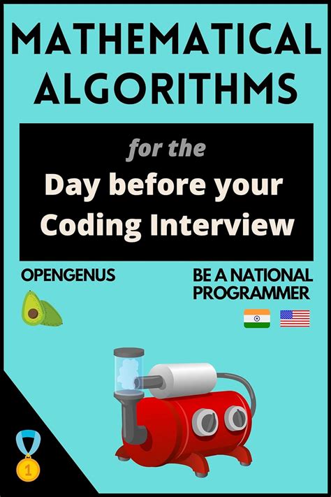 Mathematical Algorithms for the day before your coding interview (Day ...
