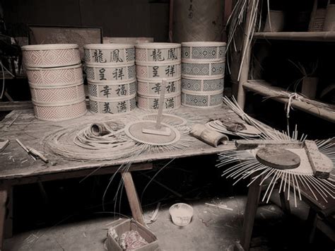 竹器手工作坊,传统文化,文化艺术,摄影,汇图网www.huitu.com