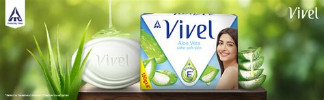 Buy Vivel Aloe Vera Grade 1 Bathing Soap with Vitamin E for Soft ...