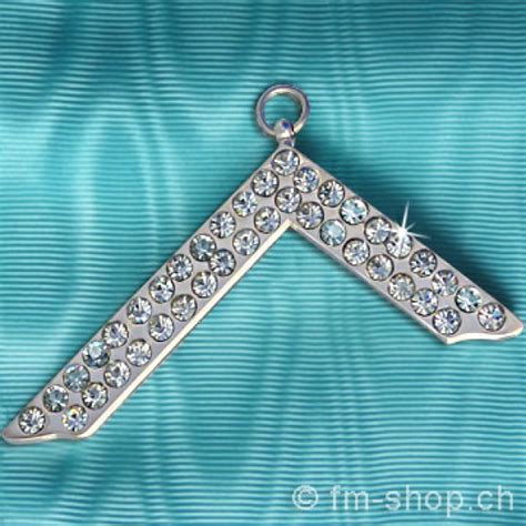 Abzeichen "Meister vom Stuhl", Diamanten - Freimaurer Shop