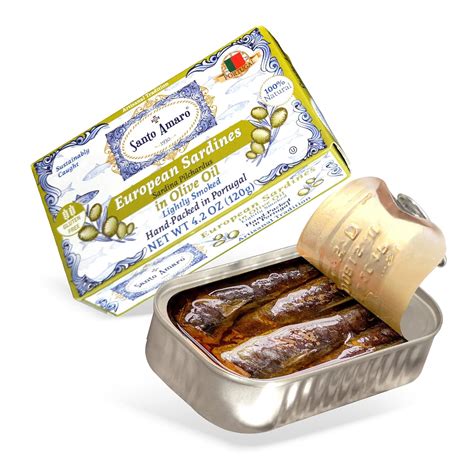 Amazon.com: Santo Amaro - Authentic European Sardines in Olive Oil ...