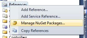 NuGet Tutorial Visual Studio 2010 的图像结果