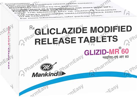 Glizid Mr 60 MG Tablet (10): Uses, Side Effects, Price & Dosage | PharmEasy