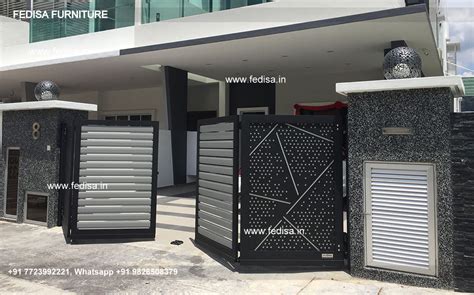 Double Door Gate Design Tata Structura Gate Design Industrial Sliding ...