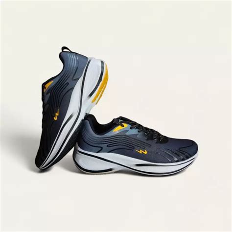 Buy Campus Collab Black/Grey - Men's Running Shoes
