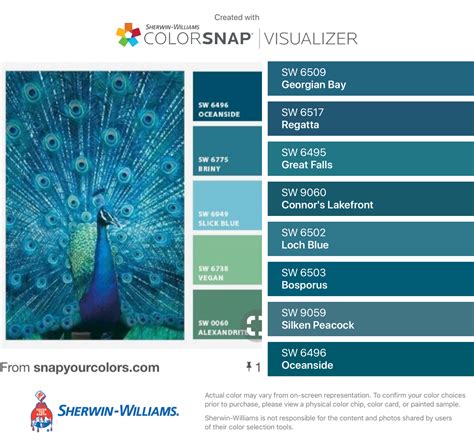 peacock blue paint color sherwin williams - Gigi Cote