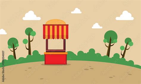 Cartoon Street Stall 的图像结果