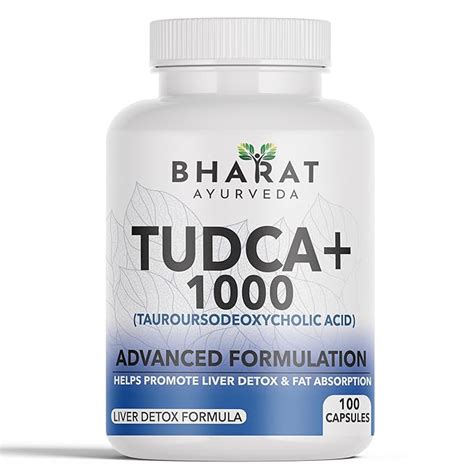 Bharat Ayurveda Tudca 1000mg - Liver Support Supplement with Milk ...