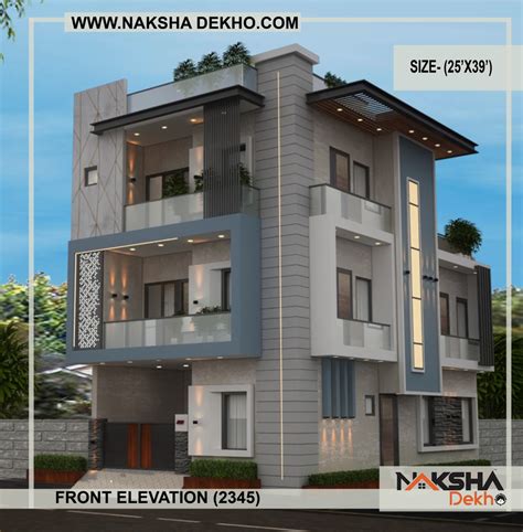 Building Front 3d Elevation