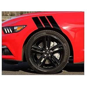 VVWV Racing Stripe Car Stickers Exterior Stylish for Bonnet Side Door ...