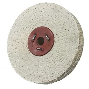𝐉𝐔𝐍𝐋𝐈𝐗𝐍 6" x 1" Spiral Sewn Rigid Sisal Buffing Wheel - 5/8 Inch Arbor ...