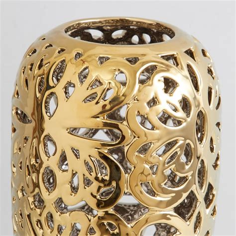 Buy Stellar Fantasy Stoneware Carved Vase from Corsica by Home Centre ...