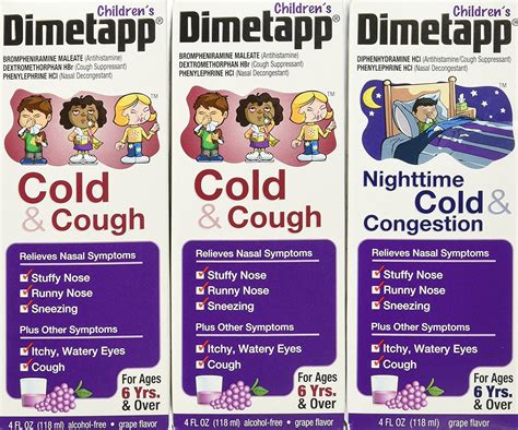 Dimetapp - Active Ingredients, Uses, Dosage Chart and Side Effects