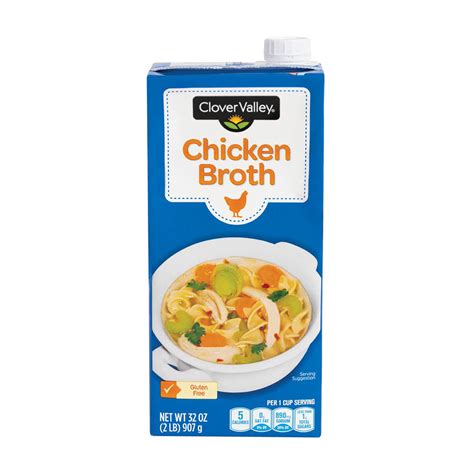 Buy Clover Valley Chicken Broth, 32 oz from Dollar General - Instore