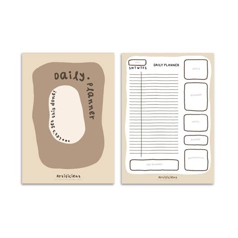 Tearable Daily Planner - Snazzy – Artificient