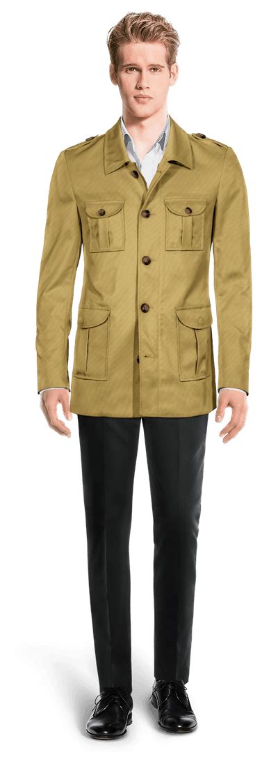 Chemise saharienne on sale homme manches longues