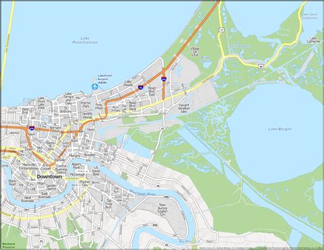 Map Of New Orleans French Quarter Map New Orleans French Quarter