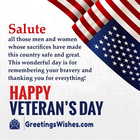 Veteran's Day Wishes Messages (11 November) - Greetings Wishes
