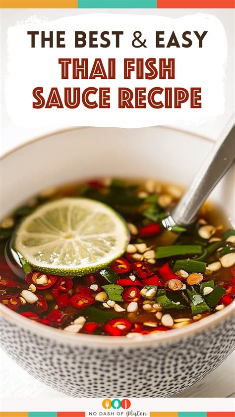Thai Fish Sauce Recipe | Recipe | Recipes with fish sauce, Sauce ...