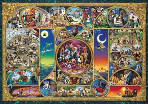 Disney Frameworks Puzzle Printable For Adults