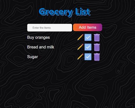 Image result for Grocery List Project in JavaScript