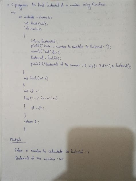 Writing a Program in Functions in C 的图像结果