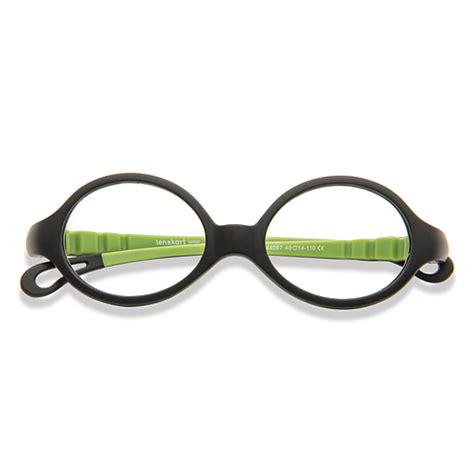Buy Kids Glasses Matte Black Green Full Rim Oval Kids Kids 2-5 yrs ...