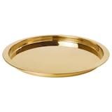 GLATTIS tray, brass-colour, 38 cm (15") - IKEA