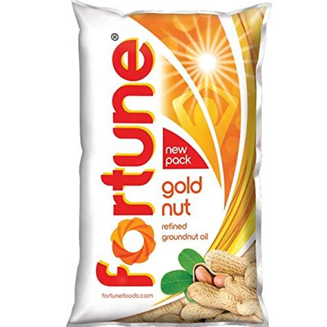 FORTUNE Goldnut Refined Groundnut Oil, 1L : Amazon.in: Grocery ...