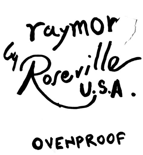 Roseville Pottery Marks: A Visual Guide with Easy Chart