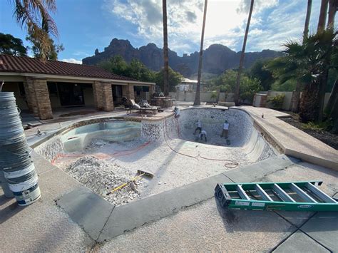Pool Resurfacing and Remodel in Scottsdale AZ | Camelback