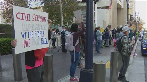 San Diego protest targets Trump and Musk policies | cbs8.com