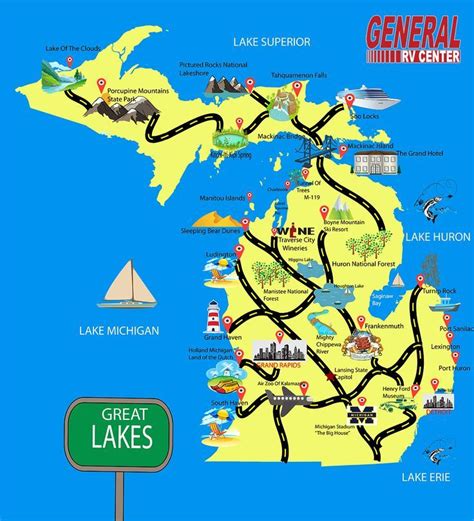 Michigan RV Campgrounds Map: Find Your Perfect Spot